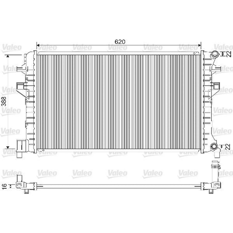 Valeo Engine Radiator 733121