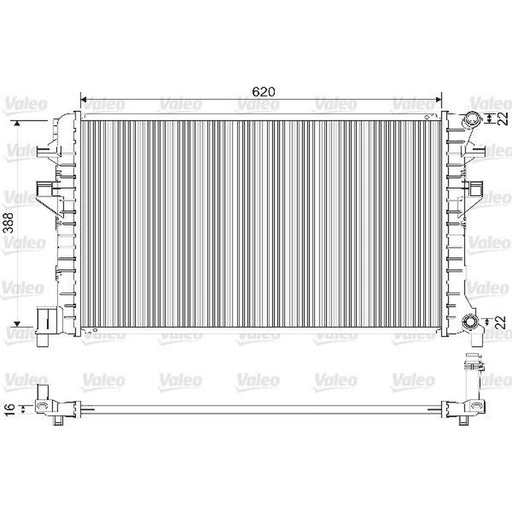 Valeo Engine Radiator 733121