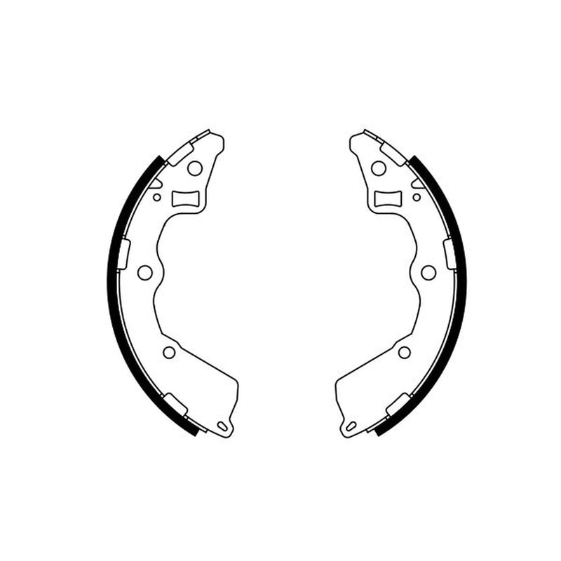 Bosch Brake Shoe Set Axle Kit 0 986 487 757