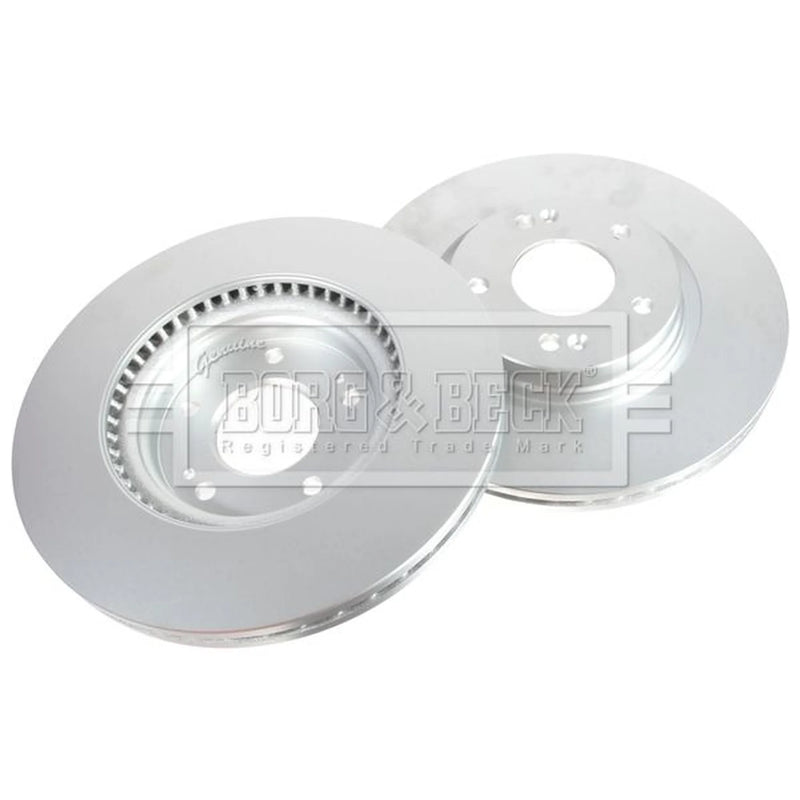 Borg & Beck 2 x Vented Front Brake Discs BBD6352-x2