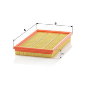 MANN-FILTER Engine Air Filter C 2974
