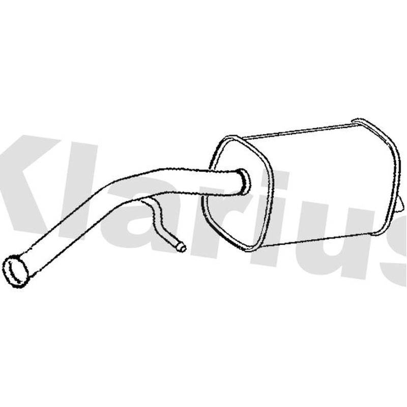 Klarius Box With Tail Pipe Rear HY293K