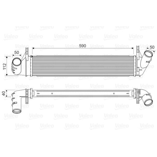 Valeo Intercooler (Charge Air Cooler) 818678