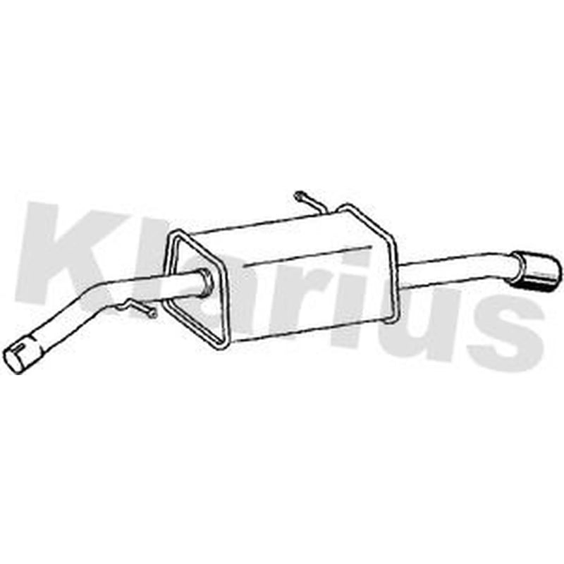 Klarius Box With Tail Pipe Rear CN663Q