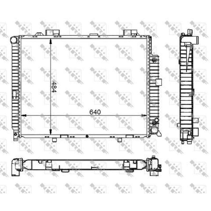 NRF Engine Radiator 50579