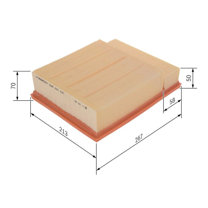 Bosch Engine Air Filter F 026 400 437