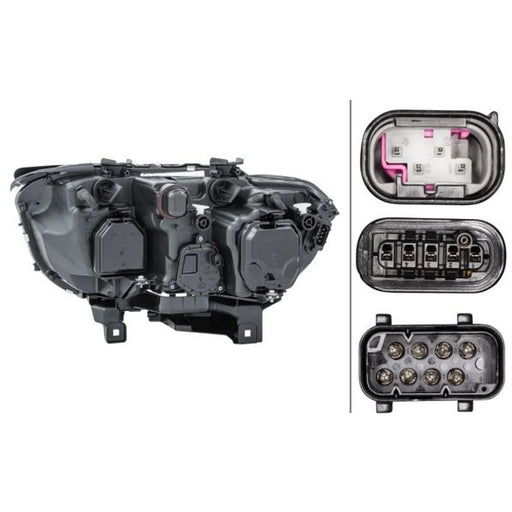 Hella Headlight Headlamp D2S/H7 Right 1EL 158 076-011