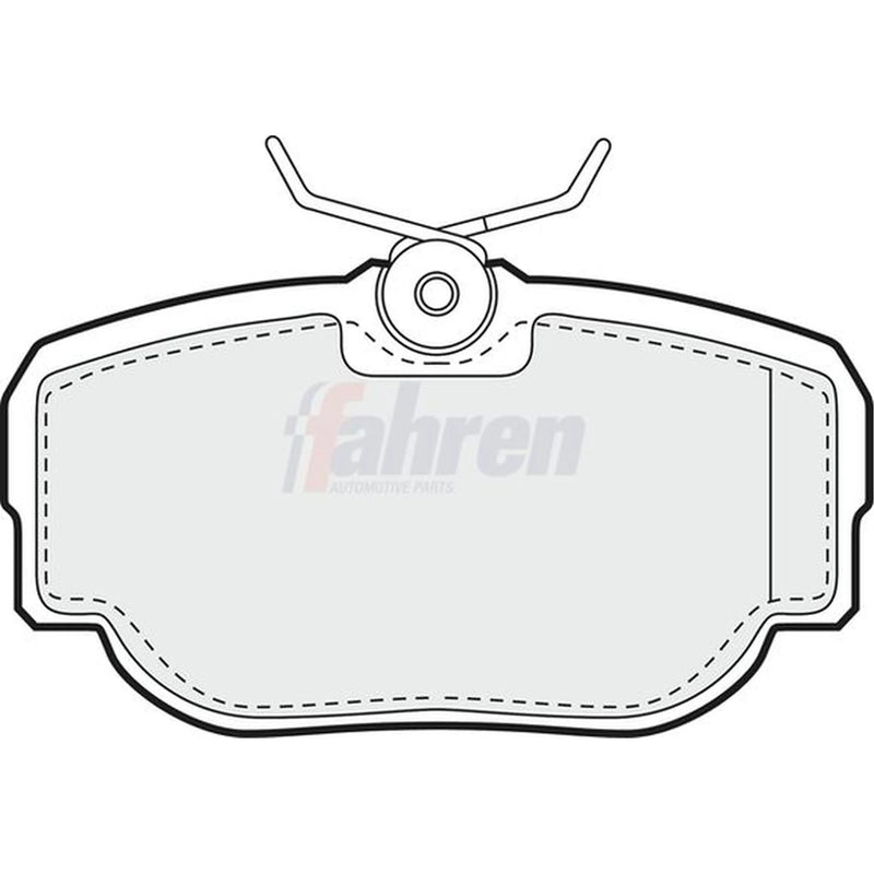 Fahren Rear Brake Pad Set FBP3297