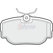 Fahren Rear Brake Pad Set fits Land Rover Discovery 1998-2004 2.5 4.0