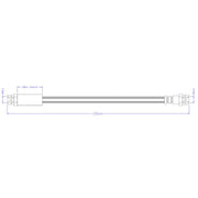 Juratek Brake Hydraulic Hose Line inner JBH1430