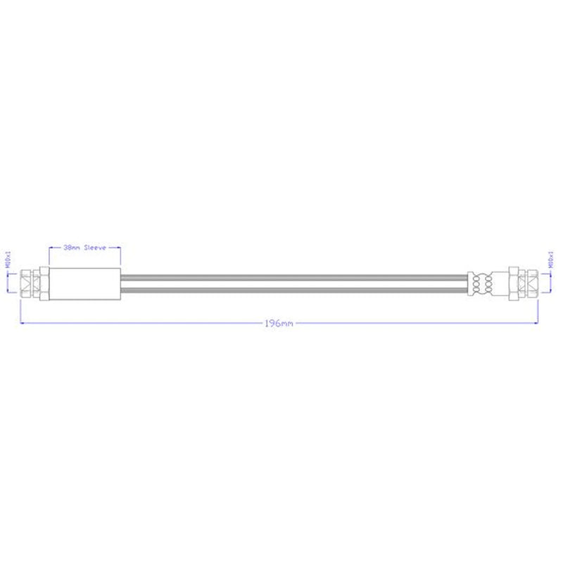 Juratek Brake Hydraulic Hose Line inner JBH1430