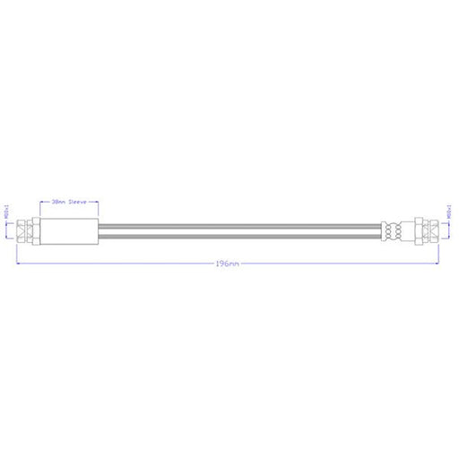 Juratek Brake Hydraulic Hose Line inner JBH1430