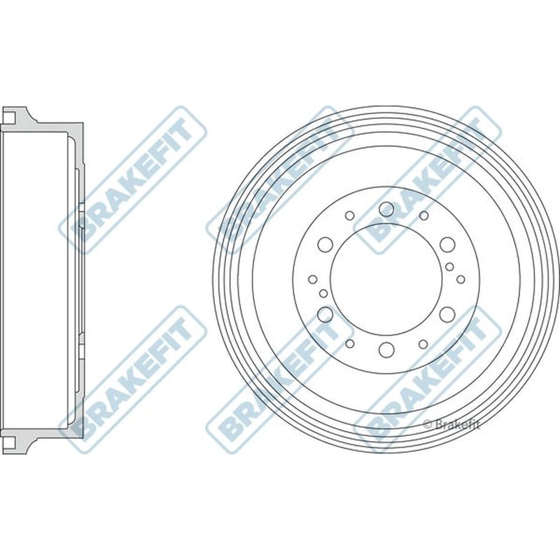 Apec Brake Drum Assembly Rear BDR9049