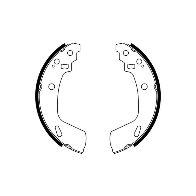 Bosch Brake Shoe Set Axle Kit 0 986 487 775