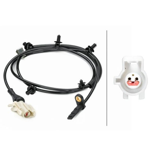Hella ABS Wheel Speed Sensor Rear 6PU 230 040-501