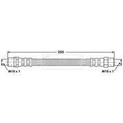 Borg & Beck Brake Hydraulic Hose Line inner BBH6636