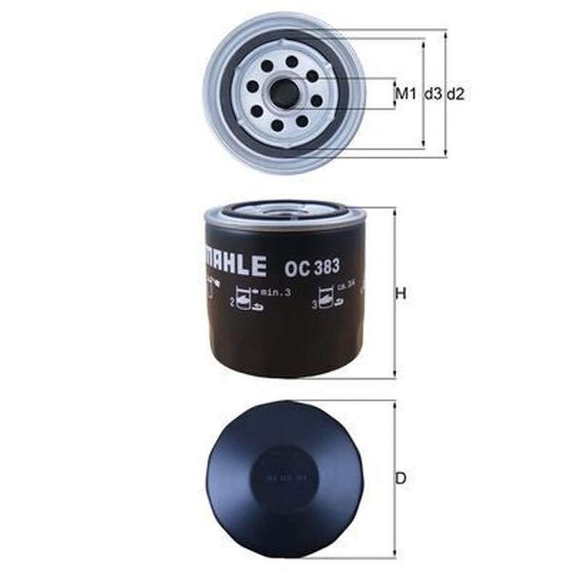 Mahle Engine Oil Filter OC 383