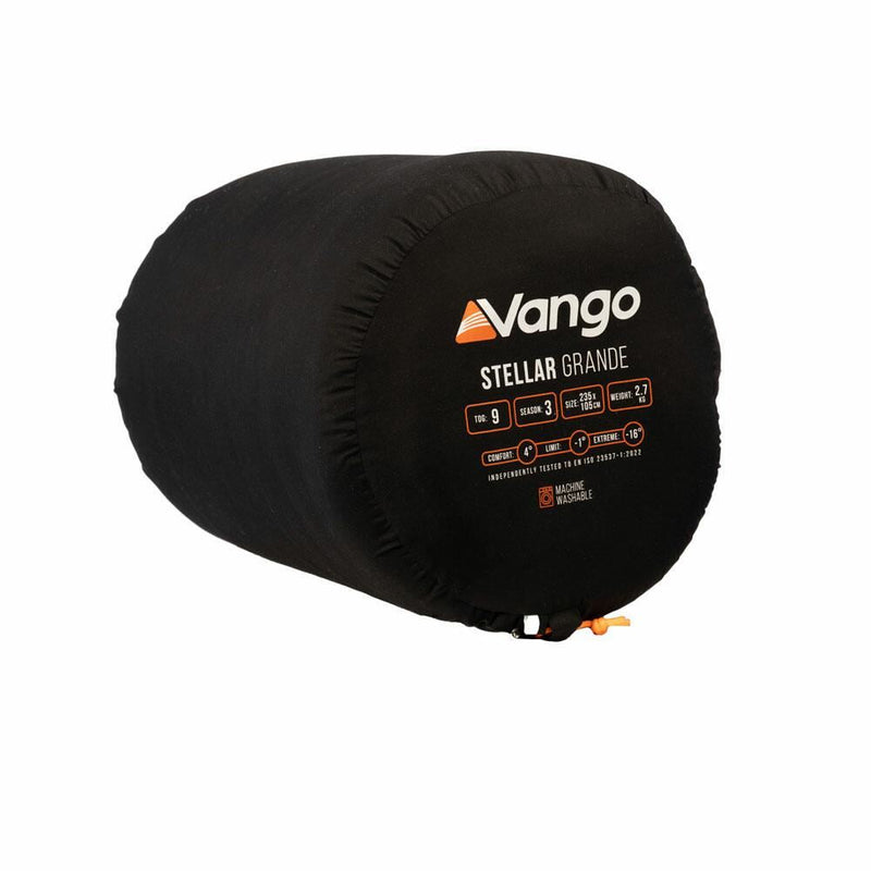 Vango Stellar Grande Sleeping Bag Black - Vango - Van Life Living