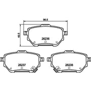 Mintex Rear Brake Pad Set MDB3338