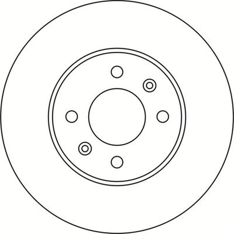 Abtex 2 x Vented Front Brake Discs BD2186V-x2