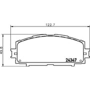 Mintex Brake Pad Set MDB2776