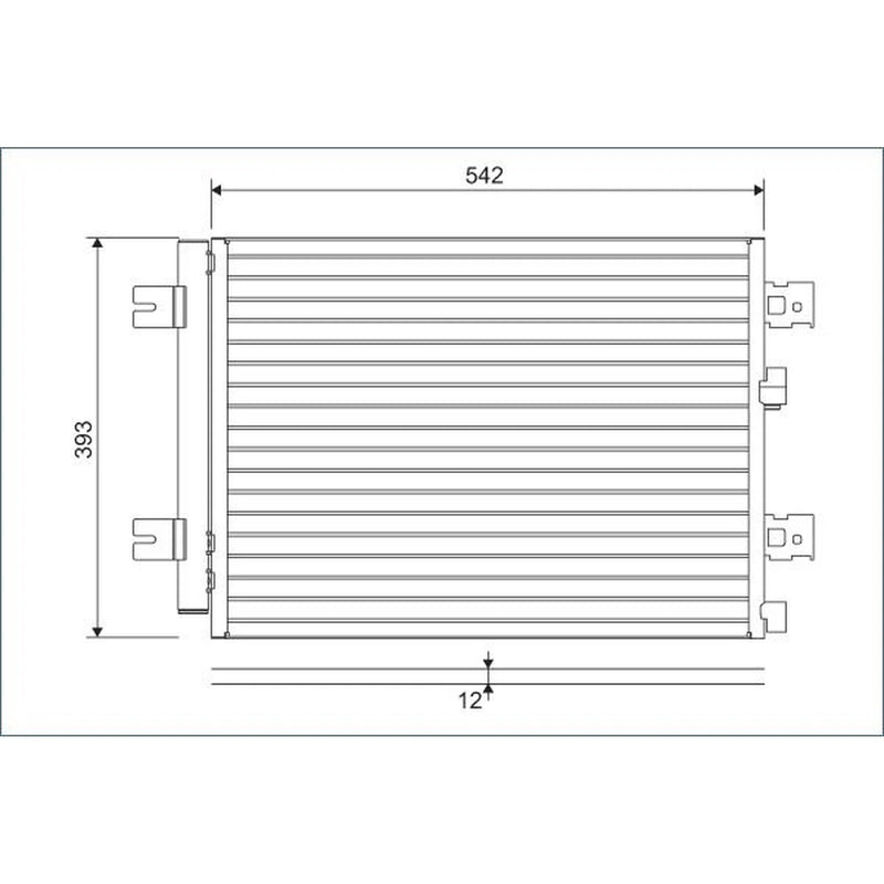 Valeo Air Conditioning Condenser 814077