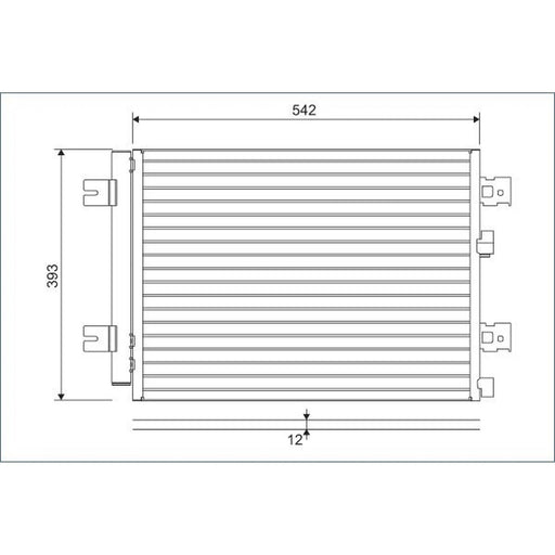 Valeo Air Conditioning Condenser 814077