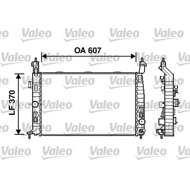 Valeo Engine Radiator 734385