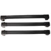 Aluminium Roof Bars Rack Black fits Volkswagen T5 & T6 Transporter Caravelle Multivan 2003- T5 - Omtec - Van Life Living