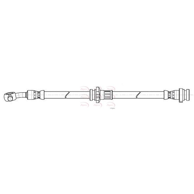 Apec Brake Hydraulic Hose Line Front Left HOS4277