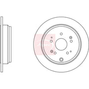 Apec 2 x Solid Rear Brake Discs DSK2663-x2