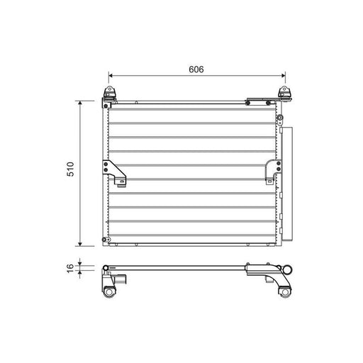 Valeo Air Conditioning Condenser 822717