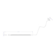 Juratek Brake Hydraulic Hose Line outer JBH1300R