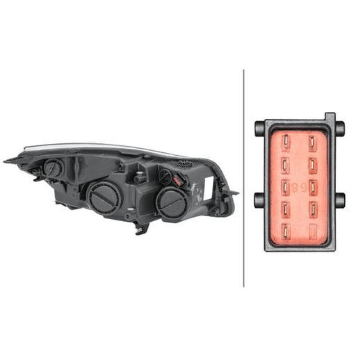 Hella Headlight Headlamp H7/H1 Left 1EJ 009 630-311