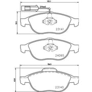 Mintex Front Brake Pad Set MDB2132