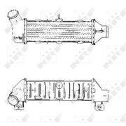 NRF Intercooler (Charge Air Cooler) 30444