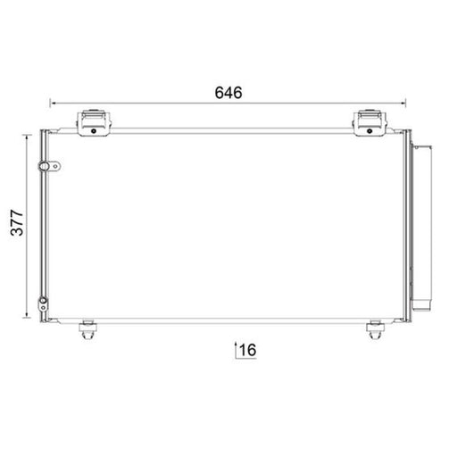 Mahle Air Conditioning Condenser AC 797 000S