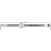 Abtex Brake Hydraulic Hose Line Right ABH1262