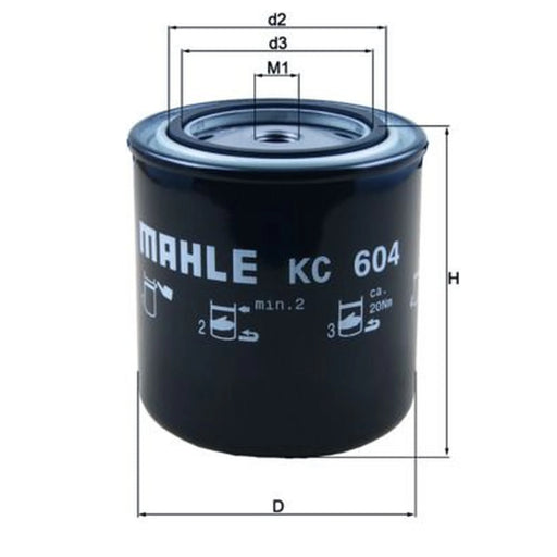 Mahle Fuel Filter Element KC 604