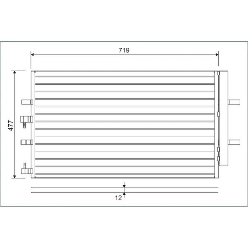 Valeo Air Conditioning Condenser 822590