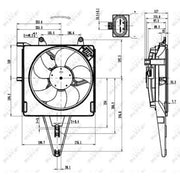 NRF Engine Cooling Fan 47431