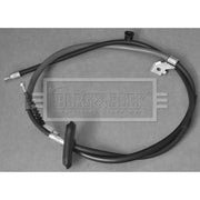 Borg & Beck Handbrake Cable Left Rear BKB3346