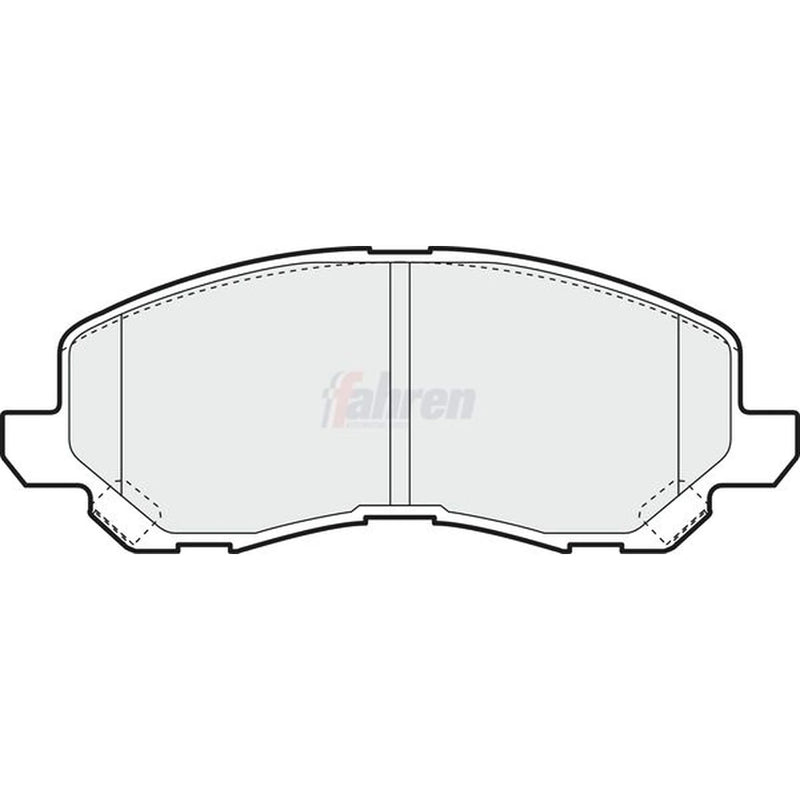 Fahren Front Brake Pad Set FBP3134