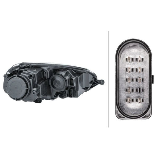 Hella Headlight Headlamp H7/H7 Left 1EG 247 007-611