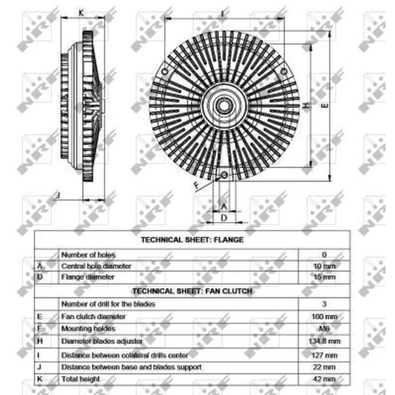 NRF Radiator Fan Clutch 49564
