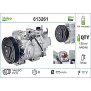 Valeo Air Conditioning Compressor 813261