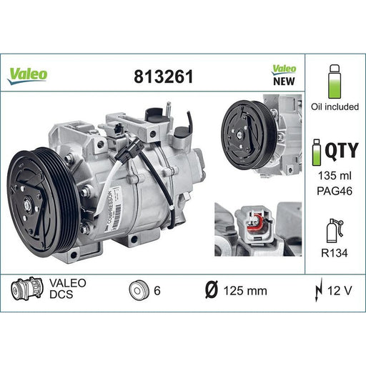 Valeo Air Conditioning Compressor 813261