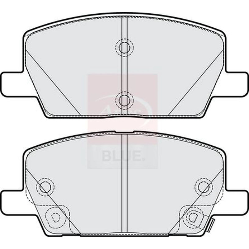 Apec Front Brake Pad Set PD4253