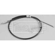 Borg & Beck Handbrake Cable Right Rear BKB2510