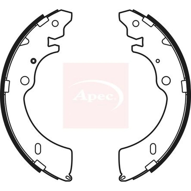 Apec Brake Shoe Set Axle Kit SHU783